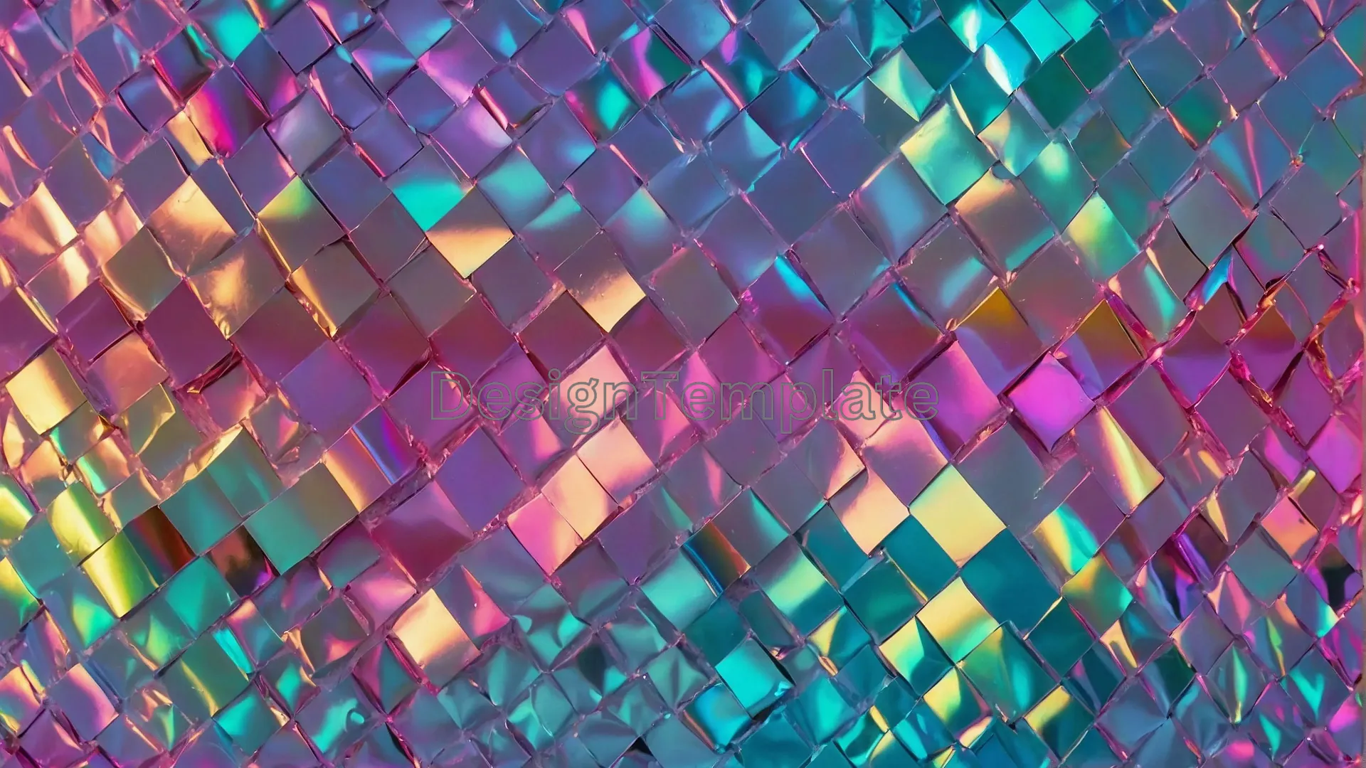 Spectrum Mosaic Holographic Foil Background Image